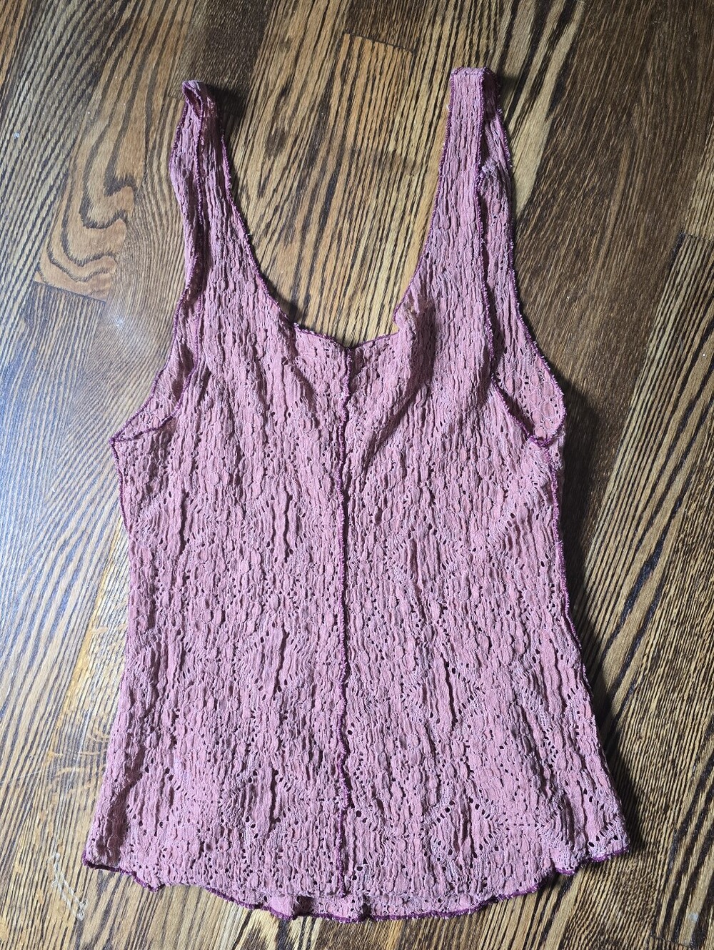 Intimately Free People Lace Tank Top | Medium | Dusty Rose - Picture 4 of 4